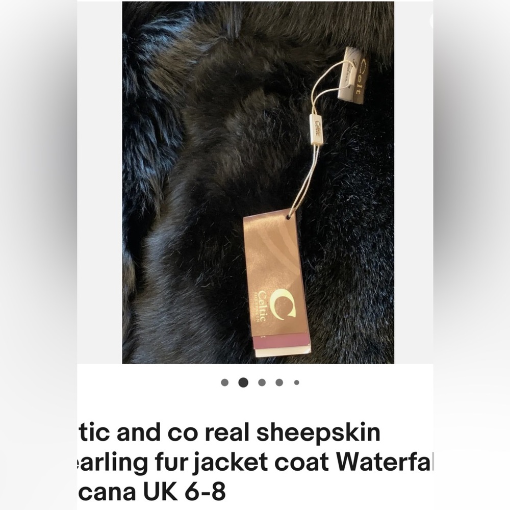 Black Shearling Jacket - image 2